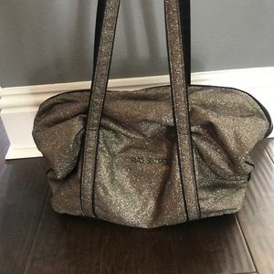 Victoria's Secret glitter weekend bag